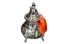 SILVER FINISH MOROCCAN TEAPOT