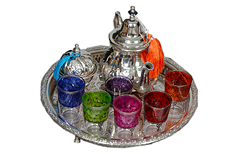 MOROCCAN SILVER TRAY