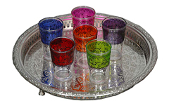 MOROCCAN SILVER TRAY